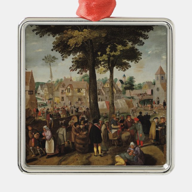 Den Flemish mässan Julgransprydnad Metall (Framsidan)