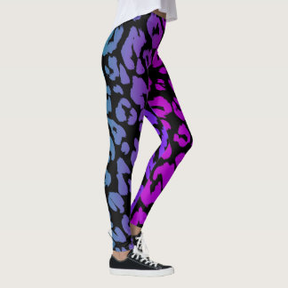 Den flerfärgade leopardserien Design 1 Leggings