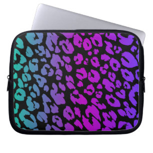 Den flerfärgade leopardseriens design 1 laptop fodral