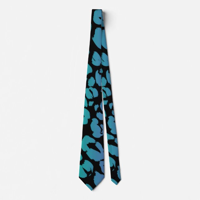 Den flerfärgade leopardseriens design 1 slips (Framsida)
