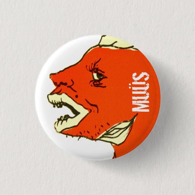 Den Flish-Flosh närbilden knäppas Knapp (Framsida)