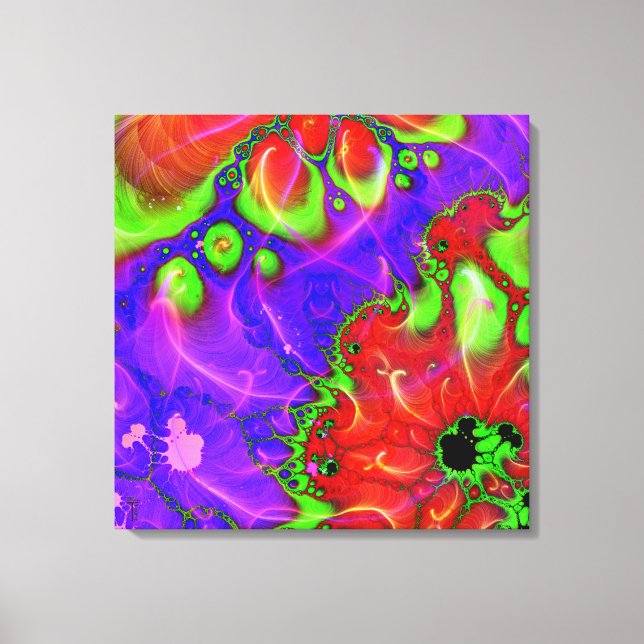 Den flödar genom arbetsytan med Wrapped Canvas (Framsida)