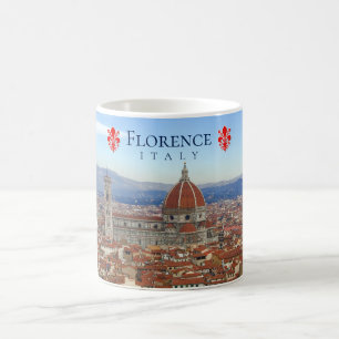 Den Florence kupolen Santa Maria del Fiore Kaffemugg
