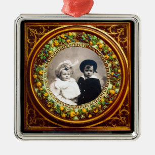Den FLORENTINE RENAISSANCEN BÄR FRUKTT fotomallen Julgransprydnad Metall