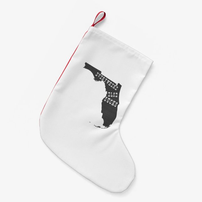 Den Florida julen suger överallt annars Liten Julstrumpa (Framsidan (Hängande))