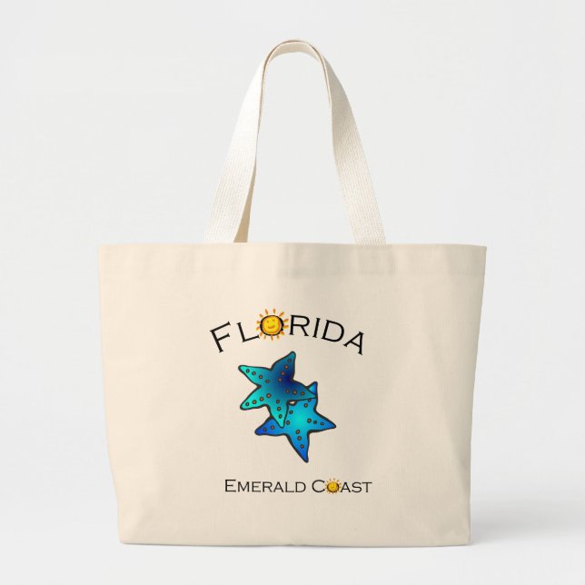 Den Florida smaragdkusten hänger lös Jumbo Tygkasse (Framsidan)