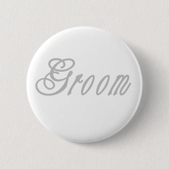 Den flott brudgummen grånar knapp (Framsida)