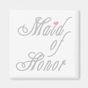 Den flott maid of honor grånar magnet