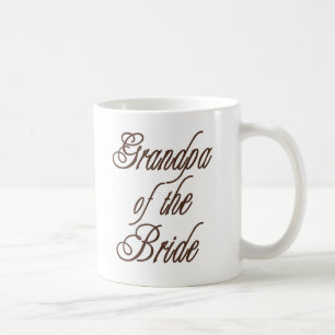 Den flott morfadern av bruden bryner kaffemugg
