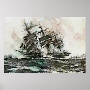 Den flygande dutchman poster