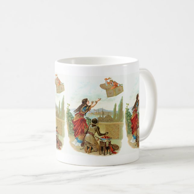 Den flygande kofferten  kaffemugg (Framsida höger)