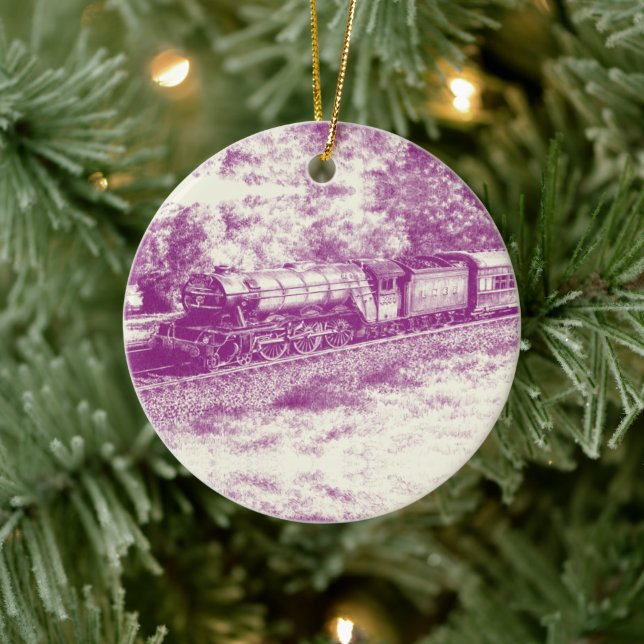 Den flygande skottmannen - julgransprydnad keramik (Träd)