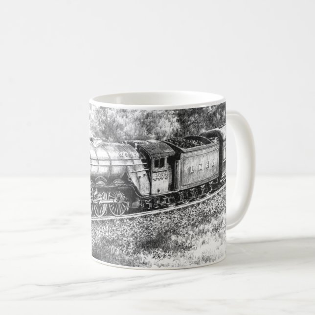 Den flygande skottmannen - kaffemugg (Framsida höger)