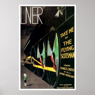 Den flygande skottmannen - stor Poster