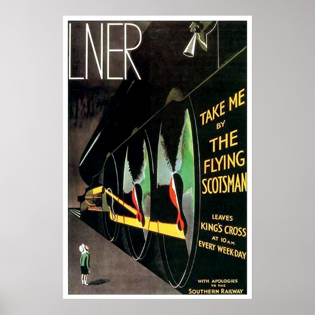 Den flygande skottmannen - stor Poster (Framsidan)