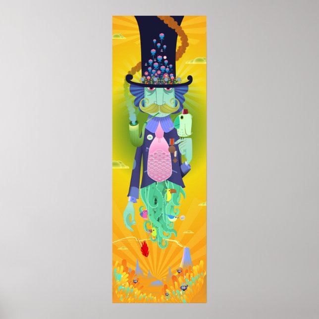 Den Flytande Dandy Poster (Framsidan)