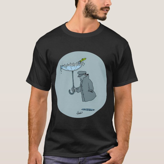 Den Flytande Mannen T Shirt (Framsida)