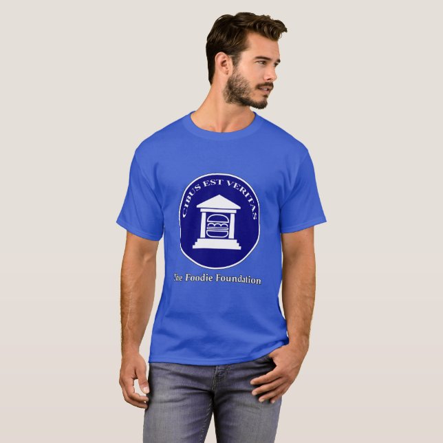 Den Foodie fundamenttshirten i mörk tonar! T-shirt (Hel framsida)