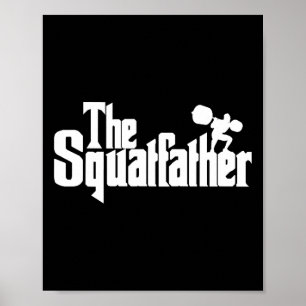 Den För manar gymen Älskare Squatfath på torget Fa Poster