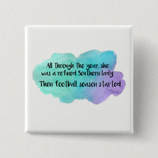 Den förädlade sydliga damen knäppas knapp