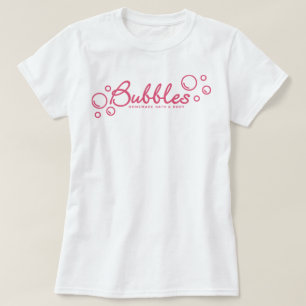 Den föräldralösa svarten bubblar tee shirt