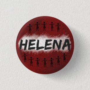 Den föräldralösa svarten knäppas/emblem - Hele Knapp