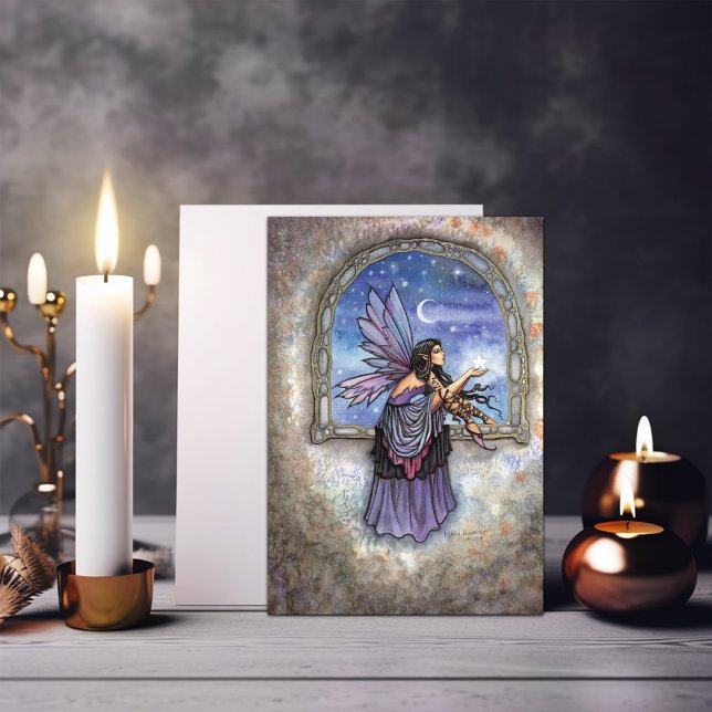 Den förändrade "Window Fairy Fantasy Art" Kort (Skapare uppladdad)