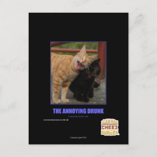 Den förargliga Drunk Vykort