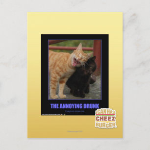 Den förargliga Drunk Vykort