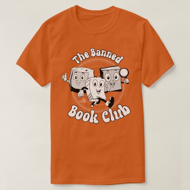 Den förbjudna Bok-Klubben T Shirt (Design framsida)