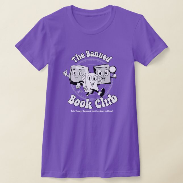 Den förbjudna Bok-Klubben T Shirt (Laydown)