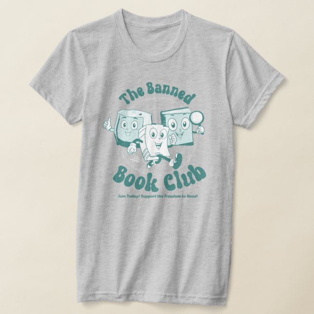 Den förbjudna Bok-Klubben T Shirt (Laydown)
