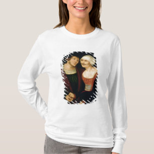 Den förblindade gammala kvinnan tee shirt