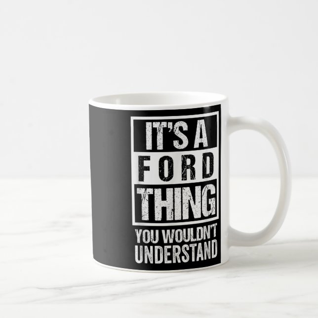 Den Ford Sak du skulle förstå - Familj N Kaffemugg (Höger)