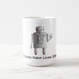 Den företags roboten älskar kaffe, Retro Kaffemugg