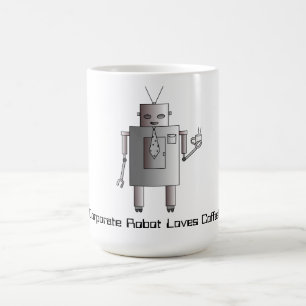 Den företags roboten älskar kaffe, Retro Kaffemugg
