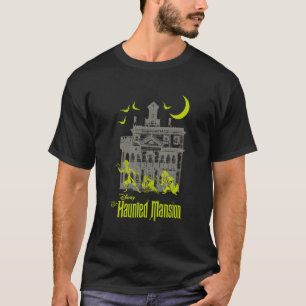 Den förföljda mansionen Hitchhiking Spöken Silhoue T Shirt