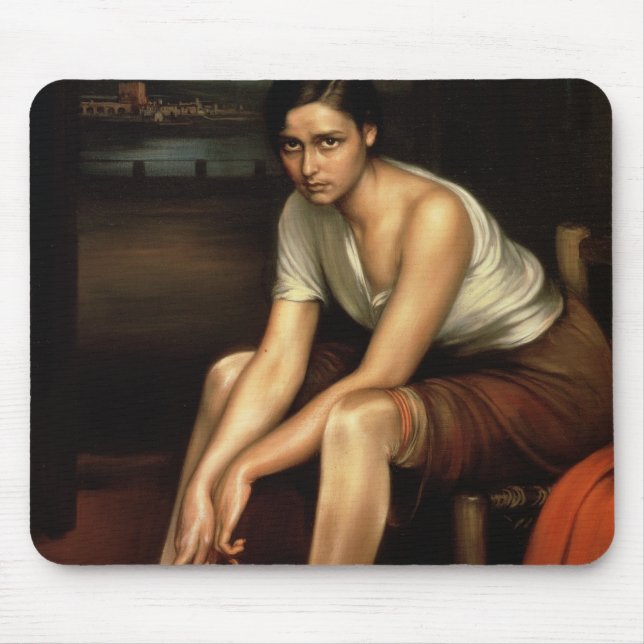 Den förföriska ung flicka musmatta (Framsidan)