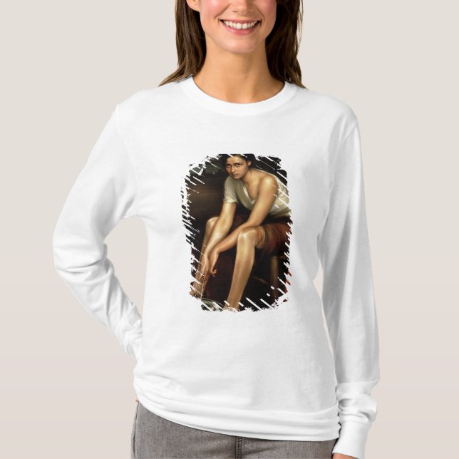 Den förföriska ung flicka t-shirt (Framsida)