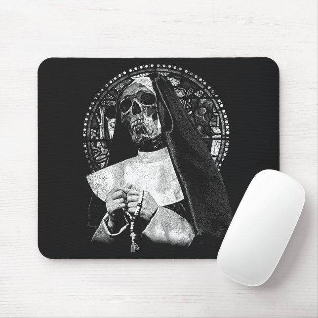 Den förglidnas heliga - Occult Streetwear Design Musmatta (Med mus)