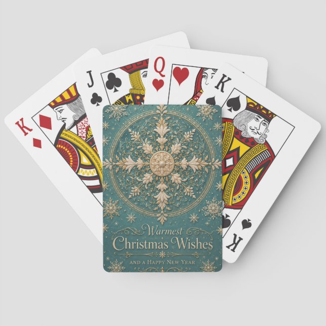 Den förgyllda frostmandalan casinokort (Baksidan)