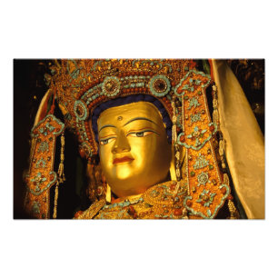 Den förgyllda Jowo Buddha-statyn, Jokhang-templet, Fototryck