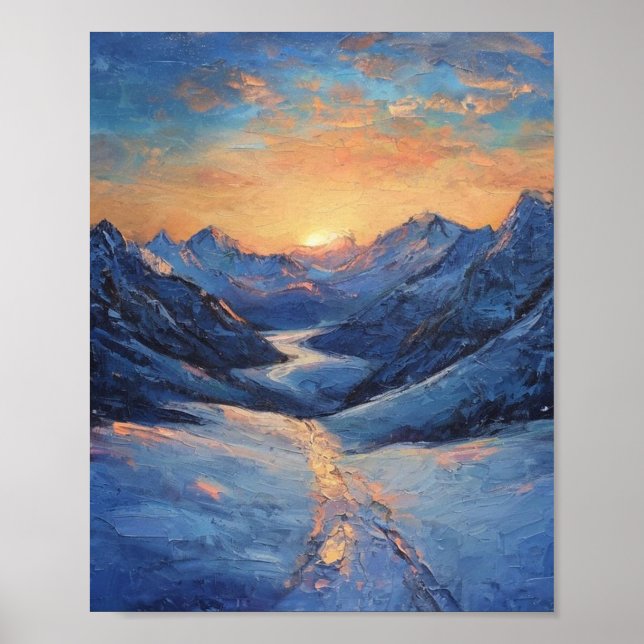 Den förgyllda stigen: En glacial uppvaknande mitt  Poster (Framsidan)