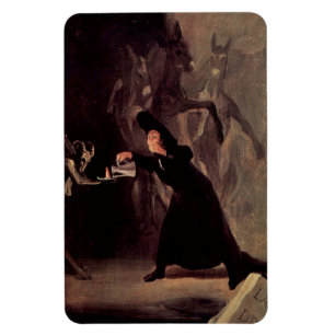 Den förhäxade mannen av Francisco Goya 1798 Magnet