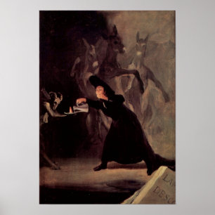 Den förhäxade mannen av Francisco Goya 1798 Poster