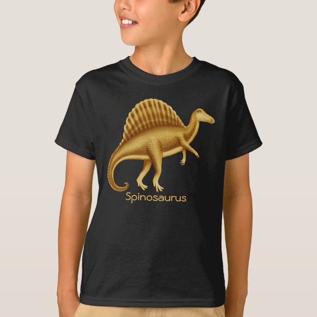 Den förhistoriska Spinosaurus dinosauren lurar T Shirt (Framsida)