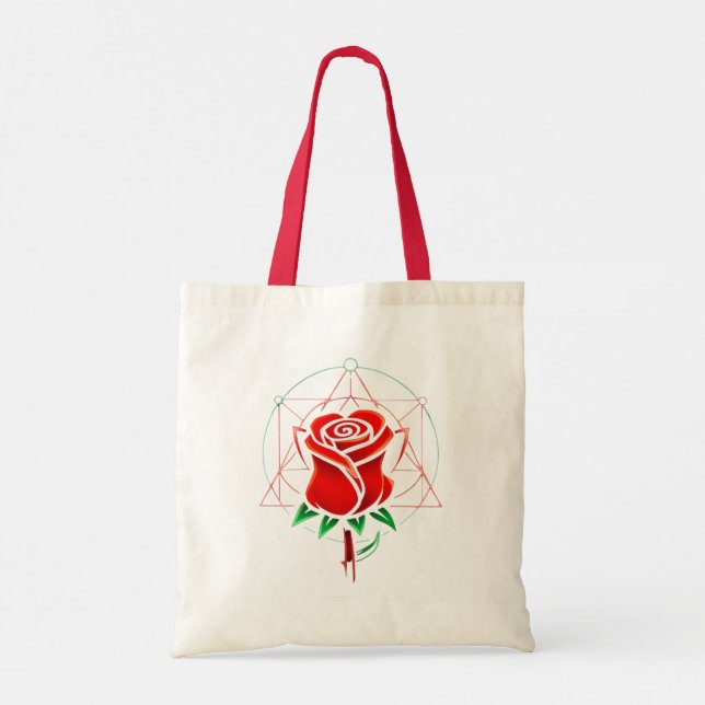 Den Förkastade Rosen: Officiell Roman Totebag Tygkasse (Baksida)