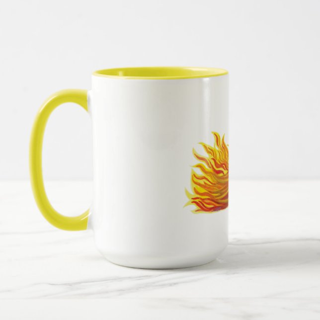 Den förklarande Phoenix Bird Mugg (Vänster)
