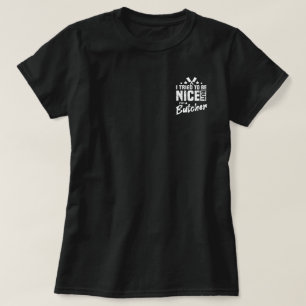 Den förklarande slaktaren har dragit sig tillbaka t shirt