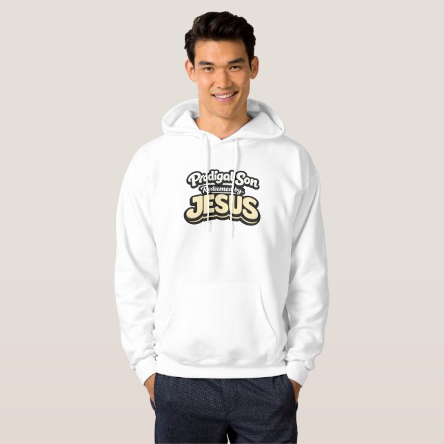 Den förlorade sonen - Förlöst av JESUS Hoodie (Hel framsida)